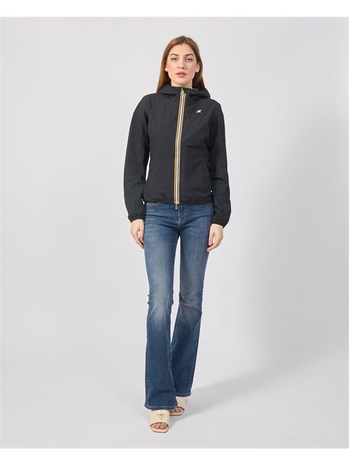 Llily K-way women's short jacket with hood K-WAY | K5127LW-LILY STRETCHUSY